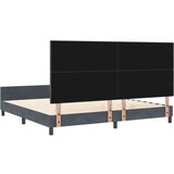  Okvir kreveta Tamno sivi 200x200 cm Baršun | shoptok.hr