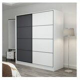 Hanah home kale - 7158 whiteanthracite wardrobe | Eponuda.com