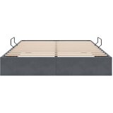 Krevet s od storage s pohranom Tamnosiva 153 x 203 cm Baršun | Eponuda.com
