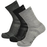 Husky Socks Trail 3 pack black/anthracite/light grey Cene