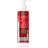 Eveline Cosmetics Extra Soft SOS krema za roke za suho in obremenjeno kožo z dozirno črpalko 200 ml