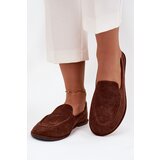 Boto Women's Loafers From Eco Suede Flat Brown Miryelle | Shoptok.si