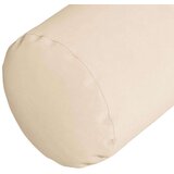 vidaXL valjkasti jastučići 2 pcs bež Ø 25 x 70 cm mikrofiber tkanina | shoptok.hr