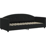  Dnevni krevet na razvlačenje s madracima crni 80x200 cm baršun | shoptok.hr