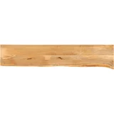 vidaXL Mizna plošča z naravnim robom 160x30x2,5 cm trden mangov les
