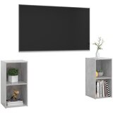 TV ormarići 2 kom boja betona 72x35x36,5 cm konstruirano drvo | shoptok.hr