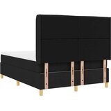 Box Pomladna postelja z vzmetnico Črna 160x200 cm Tkanina, (22050946) | Shoptok.si