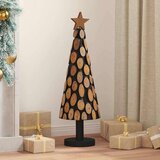 vidaXL Božično drevo z stojalom Rjava 90 cm Trdna tikovina | Shoptok.si