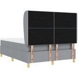  Box Spring postelja z vzmetnico svetlo siva 160x200 cm tkanina, (22051664) | Shoptok.si