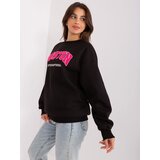 My Red Lips Sweatshirt-EM-BL-617-8.10-black-pink | shoptok.hr