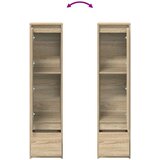  Visoka ploča sonoma hrast 29,5x34x119,5 cm izrađeno drvo | shoptok.hr