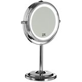 Premier Housewares Kozmetično ogledalo z lučjo/povečevalno (2x povečava) ø 15 cm Cassini – | Shoptok.si