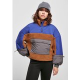 Urban Classics Women's Sash Three-Color Tug Jacket Caramel/Blue-Purple | ePonuda.com