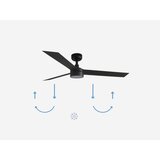Faro 34291-1TW - LED prigušiva ventilator CRUISER LED/20W/230V 2700/4000/6500K + daljinski upravljač | Eponuda.com