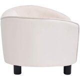 SOFA za pse krem 69 x 49 x 40 cm od pliša i umjetne kože | shoptok.hr