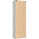  Visoka komoda boje betona 80x42,5x249 cm od konstruiranog drva | shoptok.hr