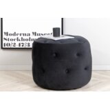Venture Home puf Benjamin ⌀55 cm, crna | shoptok.hr