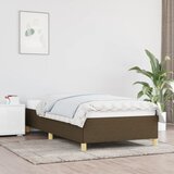 vidaXL Okvir za krevet tamnosmeđi 80x200 cm od tkanine Cijene