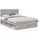  Konstrukcija postelje z vzglavjem Siva Sonoma 140 x 200 cm, (5000102683) | Shoptok.si