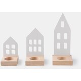Sinsay Svijećnjaci u obliku kućica 3 pack | shoptok.hr