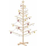 Drveno božićno drvce Prirodna 150 cm Masivno borovo drvo | shoptok.hr