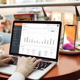 Techsuit sklopivi držač telefona za prijenosno računalo / monitor - srebrni | shoptok.hr