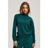 Marisse Green Turtleneck Sweater Cene