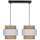 Candellux Lighting Bijela/u prirodnoj boji viseća svjetiljka sa sjenilom od ratana ø 20 cm Rattan – Cijene