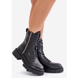 Big Star Insulated Women's Workery Shoes Eco Leather Big Star Black | shoptok.hr