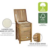 Wenko Lesen koš za perilo v temni naravni barvi 56 l Fondi – | Shoptok.si