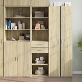  The Living Store Visoka omara sonoma hrast 45x42,5x185 cm inženirski les - Visoka Omara, (21496164) Cene