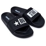 Big Star Men's Rubber Flip Flops Black | ePonuda.com