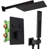 REA Bath REA PODŽBUKNI TUŠ SET FENIX DAVIS BLACK +BOX | shoptok.hr