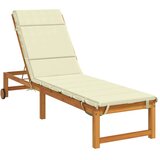  Jastučić za ležaljku GEMERT 100% poliester Krem 200 x 50 x 3 cm - Krem 200 x 50 x 3 cm Poliester | shoptok.hr