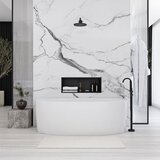 Rea bathroom shelf 30x60 black matt | shoptok.hr
