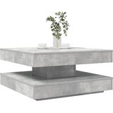  Klub stolić rotirajući za 360 stupnjeva, betonsko-sivi, 70x70x34,5 cm | shoptok.hr