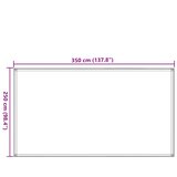  Tepih za šator 250 x 350 cm antracit i bijeli | shoptok.hr