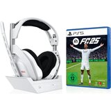 Logitech G Astro A50 X Lightspeed brezžične igralne slušalke z bazno postajo bele barve z igro EA Sports FC 25 za PS5 Cene