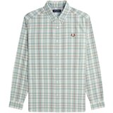 Fred Perry Srajce z dolgimi rokavi Fp Twill Tartan Shirt Zelena Cene