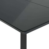  5-dijelni vrtni blagovaonski set s jastucima od poliratana crni | shoptok.hr