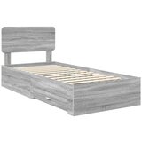  Okvir za krevet Siva Sonoma 75 x 190 cm Konstruirano drvo | shoptok.hr