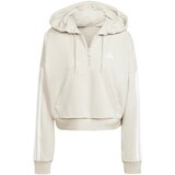Adidas Ženski duks W 3S Ft Qz Hd, JN1958, Bež | Eponuda.com