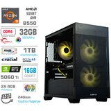 MEGA gaming namizni računalnik MT S7X Ryzen 9 5950X/32GB/1TB SSD/RTX 5060 Ti/črna Cene