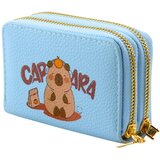  Novčanik s preslatkim motivom kapibare 12.5 x 8.5cm - plavi | shoptok.hr