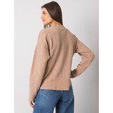 RUE PARIS Sweater-TO-SW-1213.76-dark beige | Shoptok.si