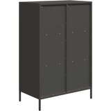  Visoka komoda crna 68x39x103 5 cm od čelika | shoptok.hr