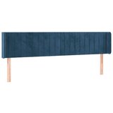  Uzglavlje tamnoplavo 183x16x78/88 cm baršunasto | shoptok.hr