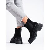 VINCEZA black suede Chelsea boots | shoptok.hr