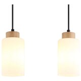 Globo 15977-3H - Luster na sajli ROWENA 3xE27/60W/230V bež/bela | Eponuda.com