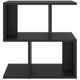  Noćni ormarić crni 50 x 30 x 51,5 cm od konstruiranog drva | shoptok.hr